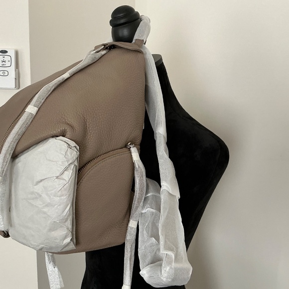 Rebecca Minkoff Large Leather Backpack with Silver Hardware (NEW) - Picture 2 of 14